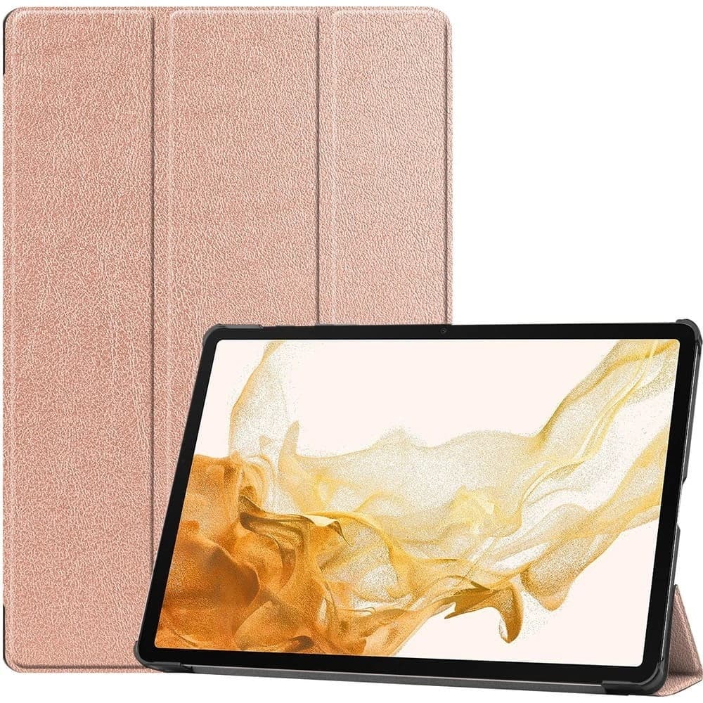 Bizon Case Tab Croc Samsung Galaxy Tab S8 Plus / S7 Plus rose gold - 1