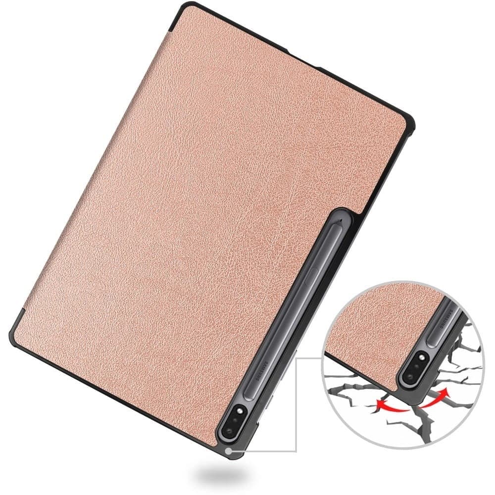Bizon Case Tab Croc Samsung Galaxy Tab S8 Plus / S7 Plus rose gold - 3