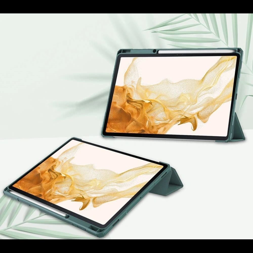 Bizon Case Tab Clear Matt Samsung Galaxy Tab S8 Plus / S7 Plus / S7 FE dark green - 2