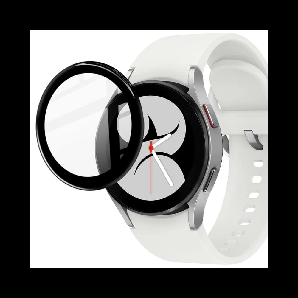 Hybidní sklo Bizon Glass Edge pro Samsung Galaxy Watch 4 40 mm černé - 2