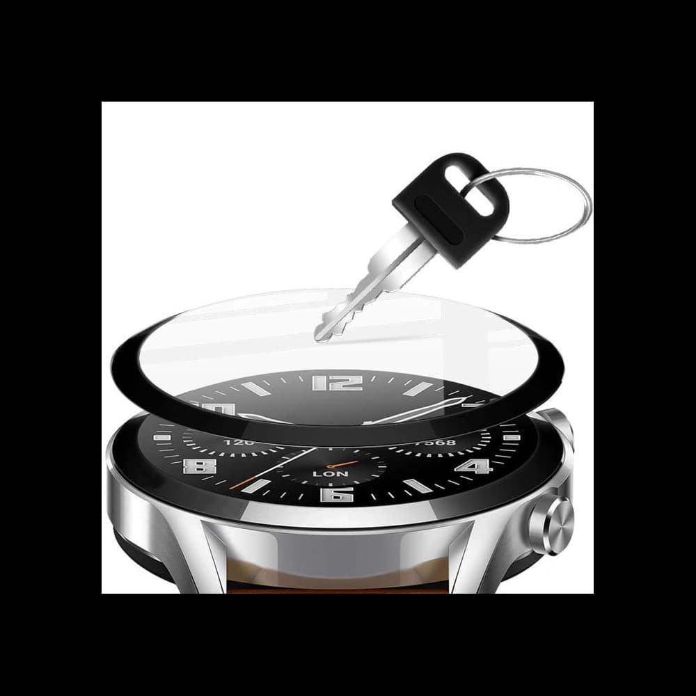 Sklo hybridní Bizon Glass Edge pro Samsung Galaxy Watch 4 44 mm černé - 6