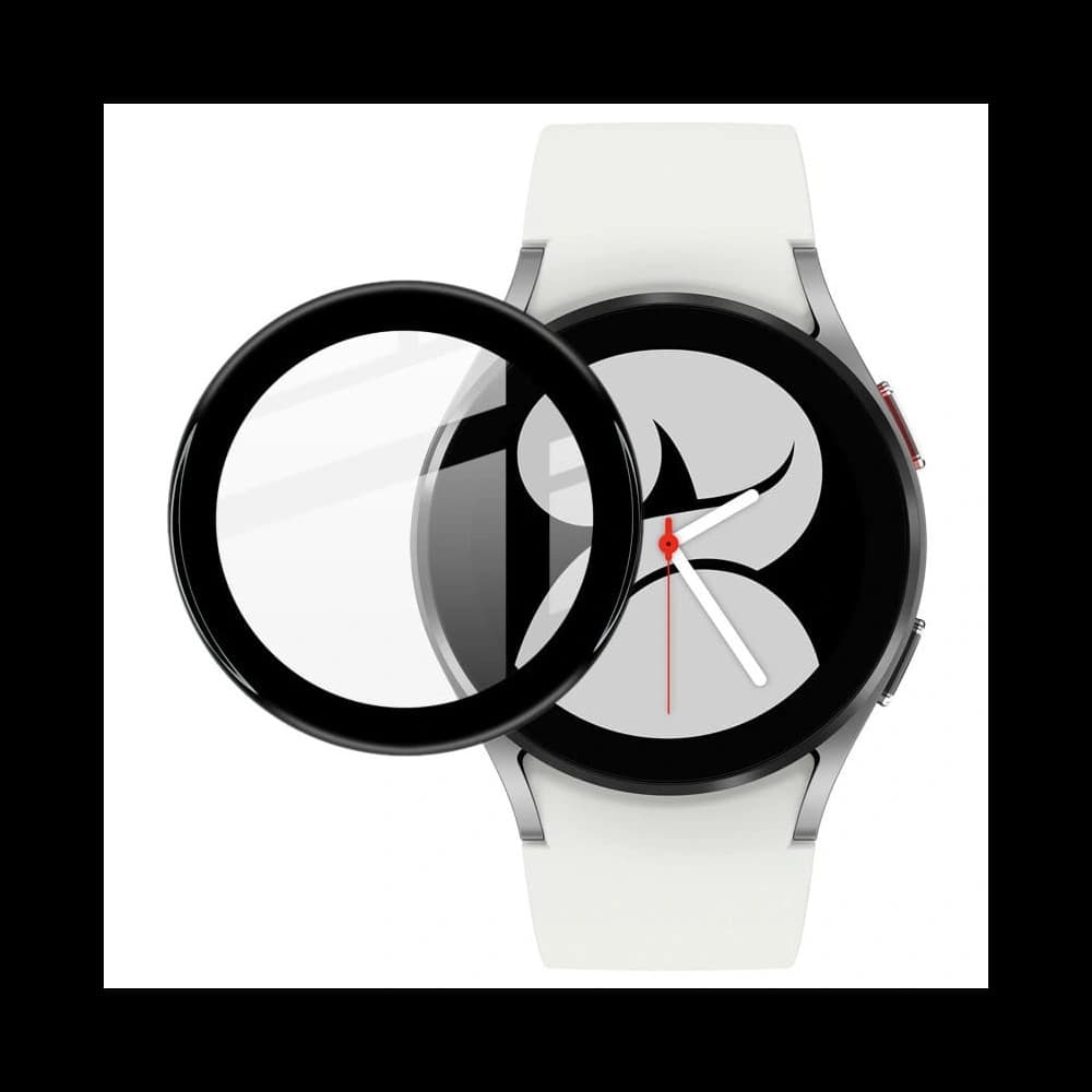 Sklo hybridní Bizon Glass Edge pro Samsung Galaxy Watch 4 44 mm černé - 7