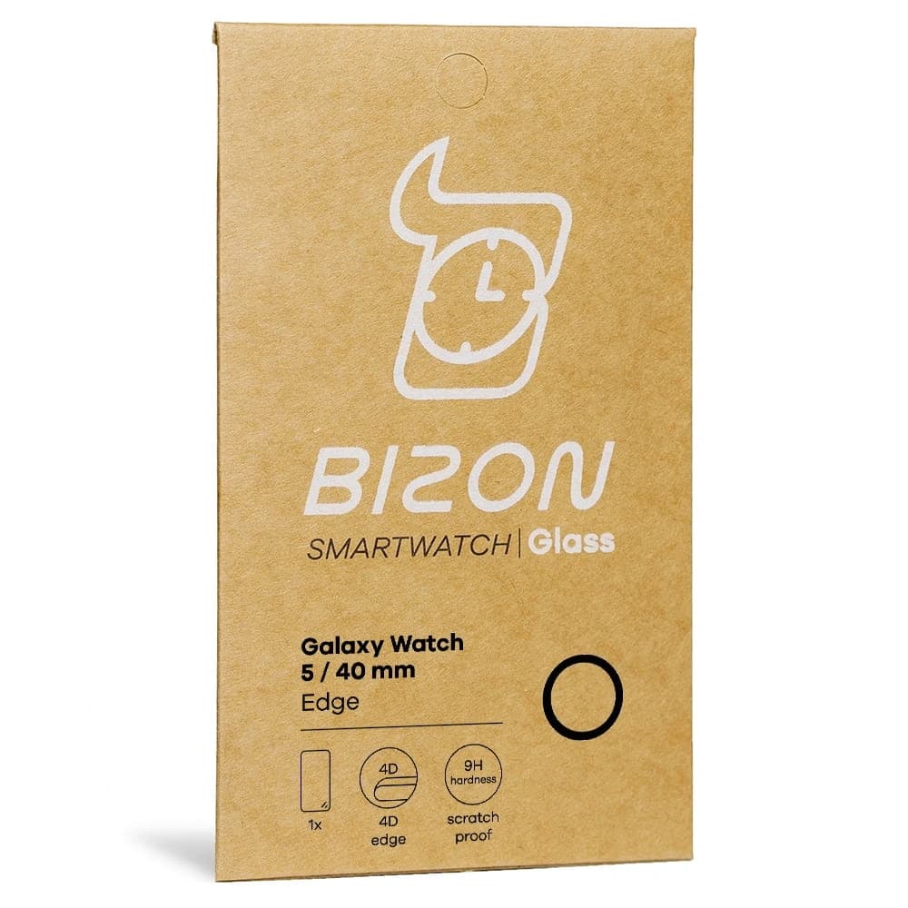 Bizon Glass Edge Samsung Galaxy Watch 5 / 6 40 mm fekete - 6