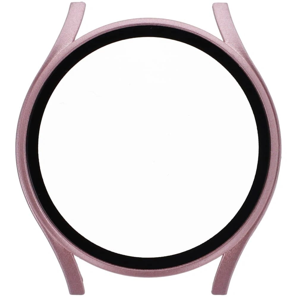 Bizon Case+Glass Samsung Galaxy Watch FE / 5 / 4 40mm fémes rózsaszín - 1