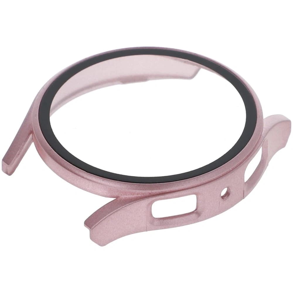 Bizon Case+Glass Samsung Galaxy Watch FE / 5 / 4 40mm fémes rózsaszín - 2