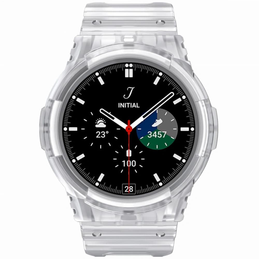 Bizon Strap + Case Watch Action Samsung Galaxy Watch 4 / 5 40 mm clear - 4