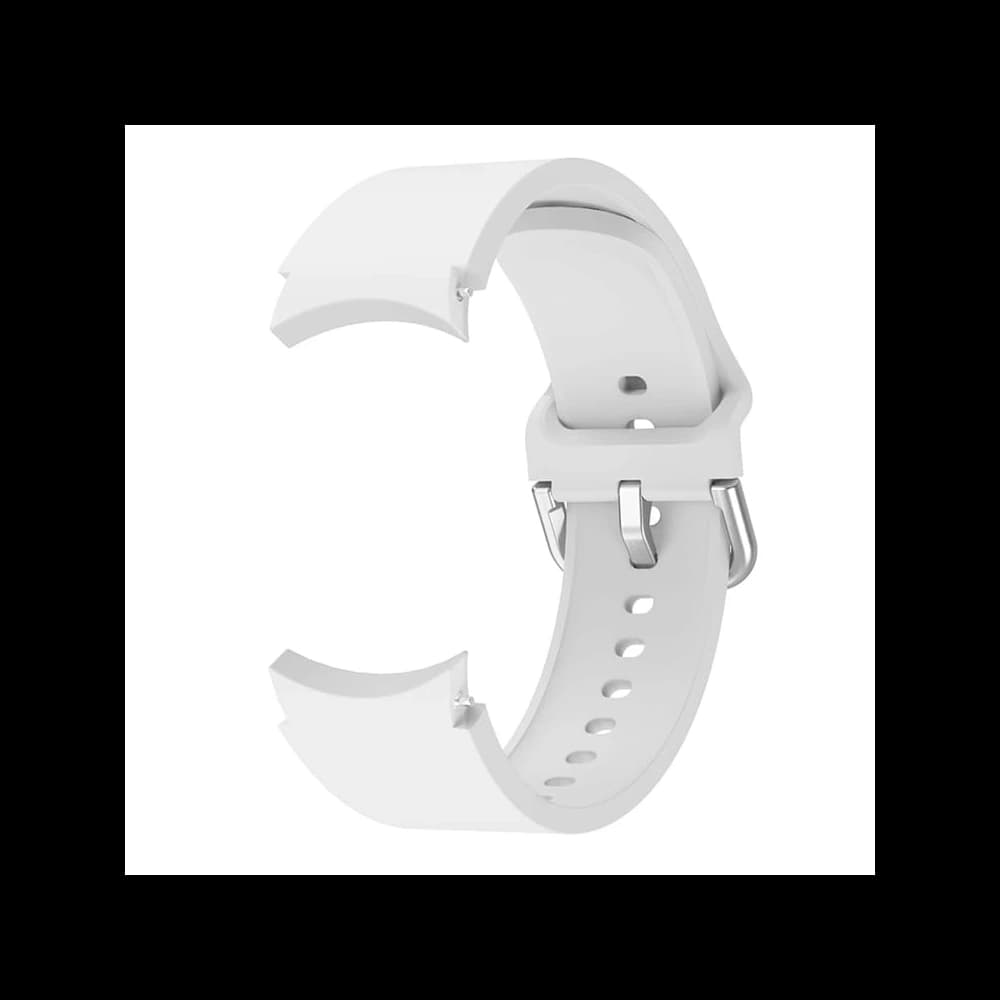 Bizon Strap Watch Silicon Samsung Galaxy Watch 20 mm alb - 5