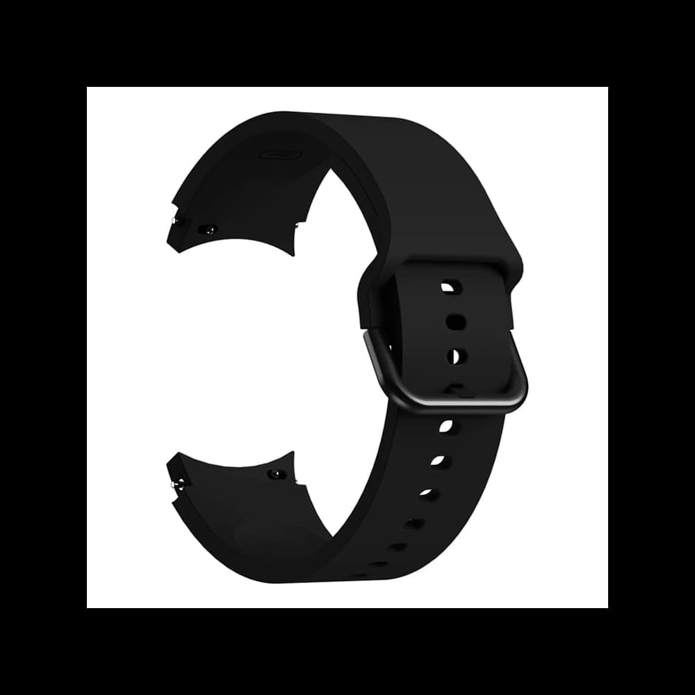 Bizon Strap Watch Silicone Samsung Galaxy Watch 20 mm negru - 3