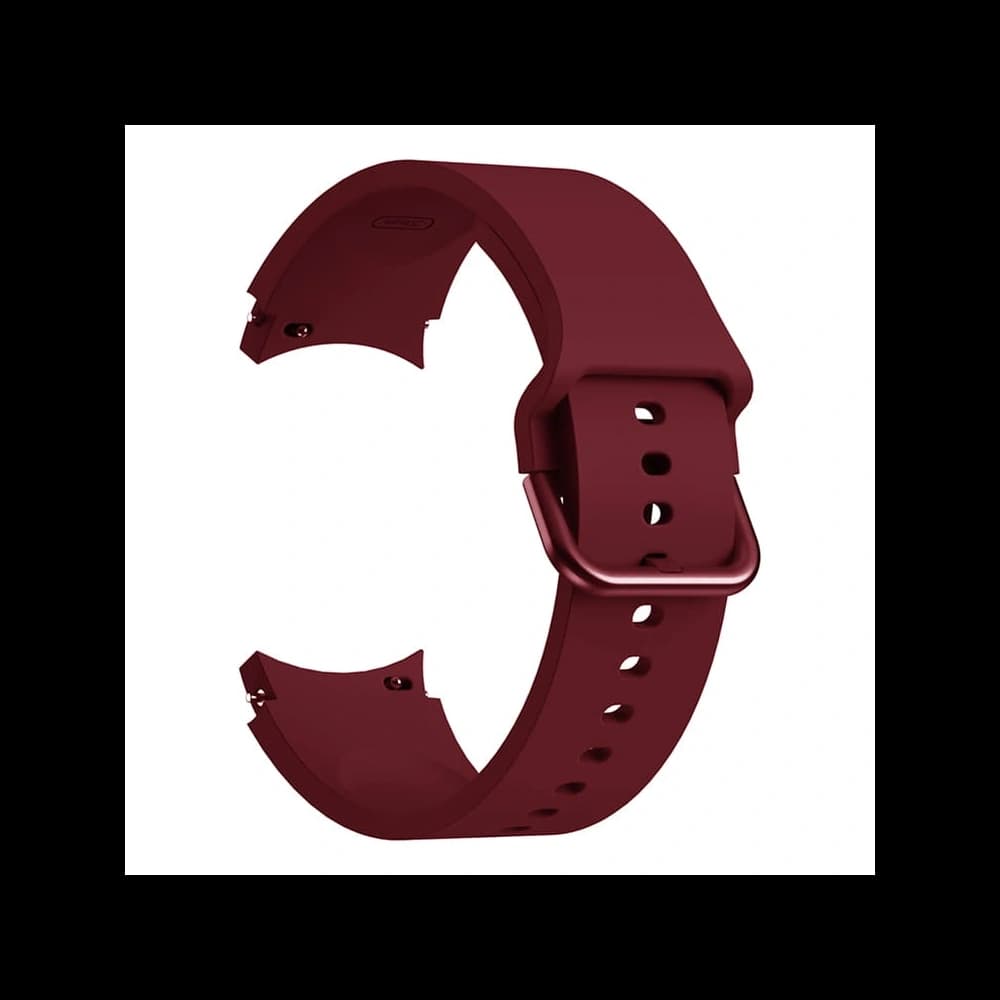 Bizon Strap Watch Silicone Samsung Galaxy Watch 20 mm burgundy - 3