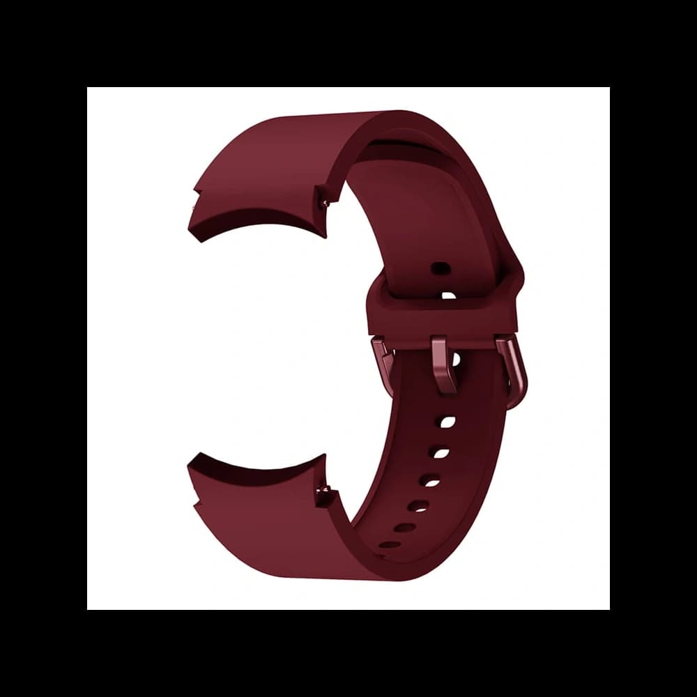 Bizon Strap Watch Silicone Samsung Galaxy Watch 20 mm burgundy - 5