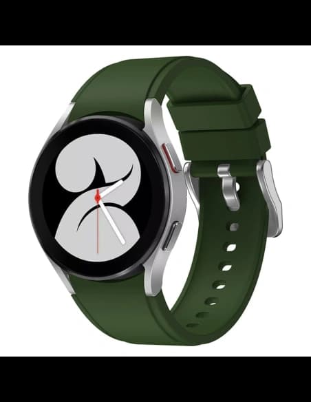 Bizon Strap Watch Silicone Pro Samsung Galaxy Watch 20 mm grün