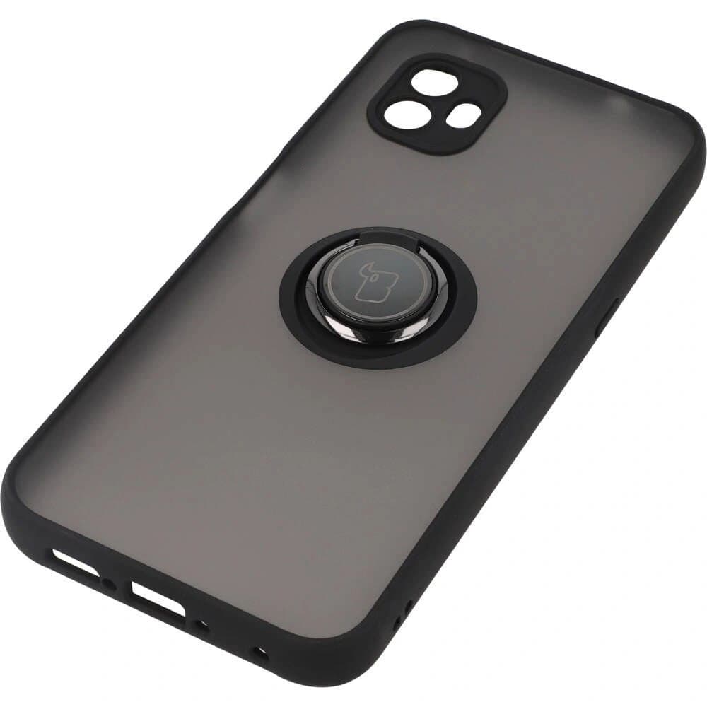 Bizon Case Hybrid Ring Samsung Galaxy Xcover6 fumuriu cu un cadru negru - 3