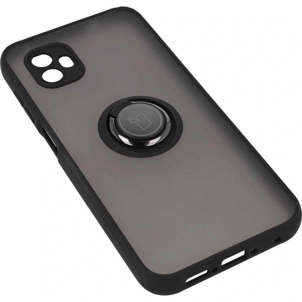Bizon Case Hybrid Ring Samsung Galaxy Xcover6 fumuriu cu un cadru negru - 4