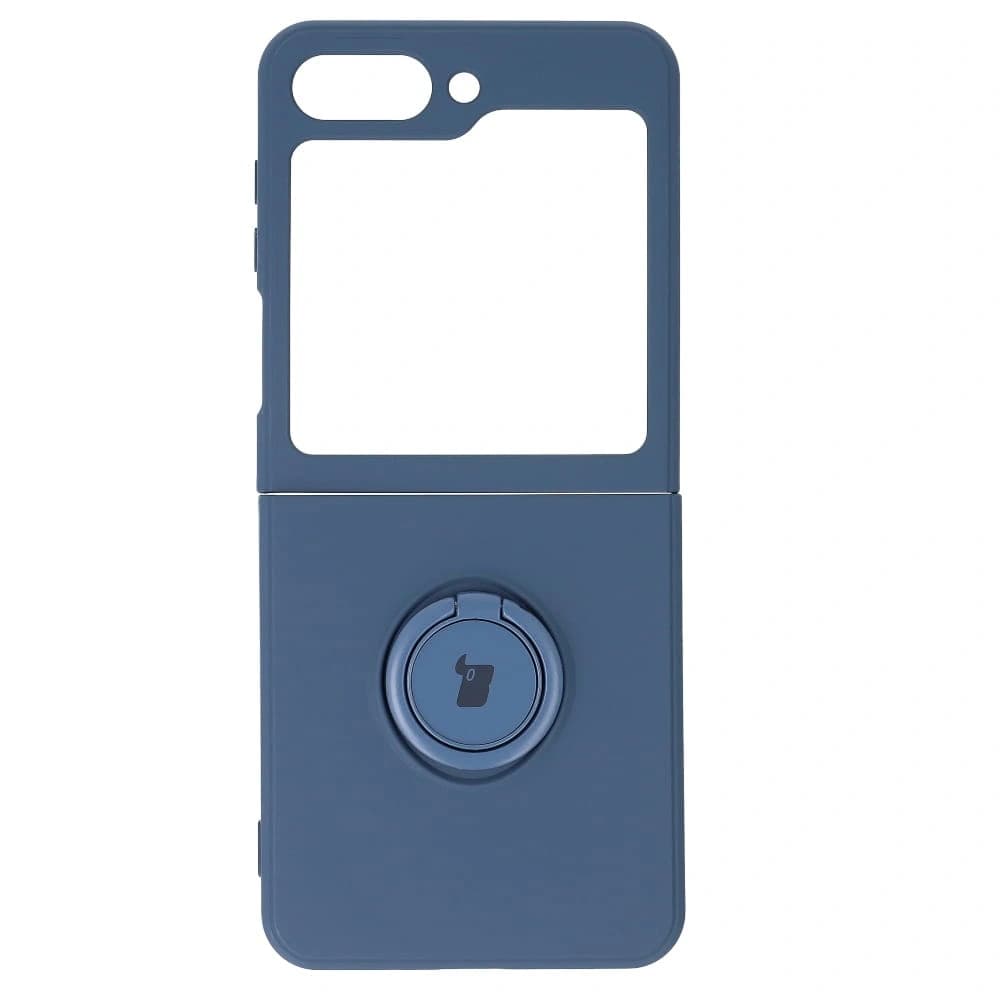 Bizon Case Szilikon Gyűrű Sq Samsung Galaxy Z Flip5 sötétkék - 2