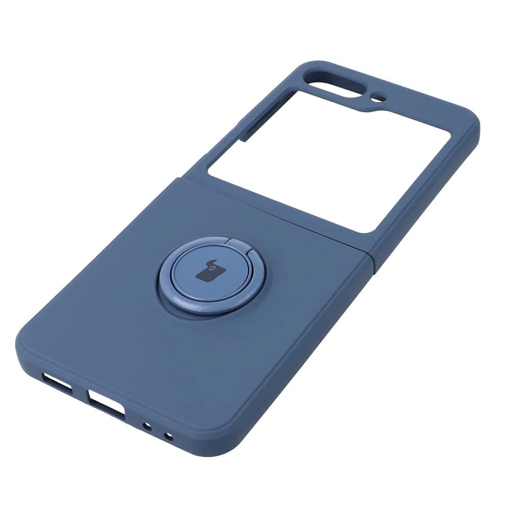 Bizon Case Szilikon Gyűrű Sq Samsung Galaxy Z Flip5 sötétkék - 3