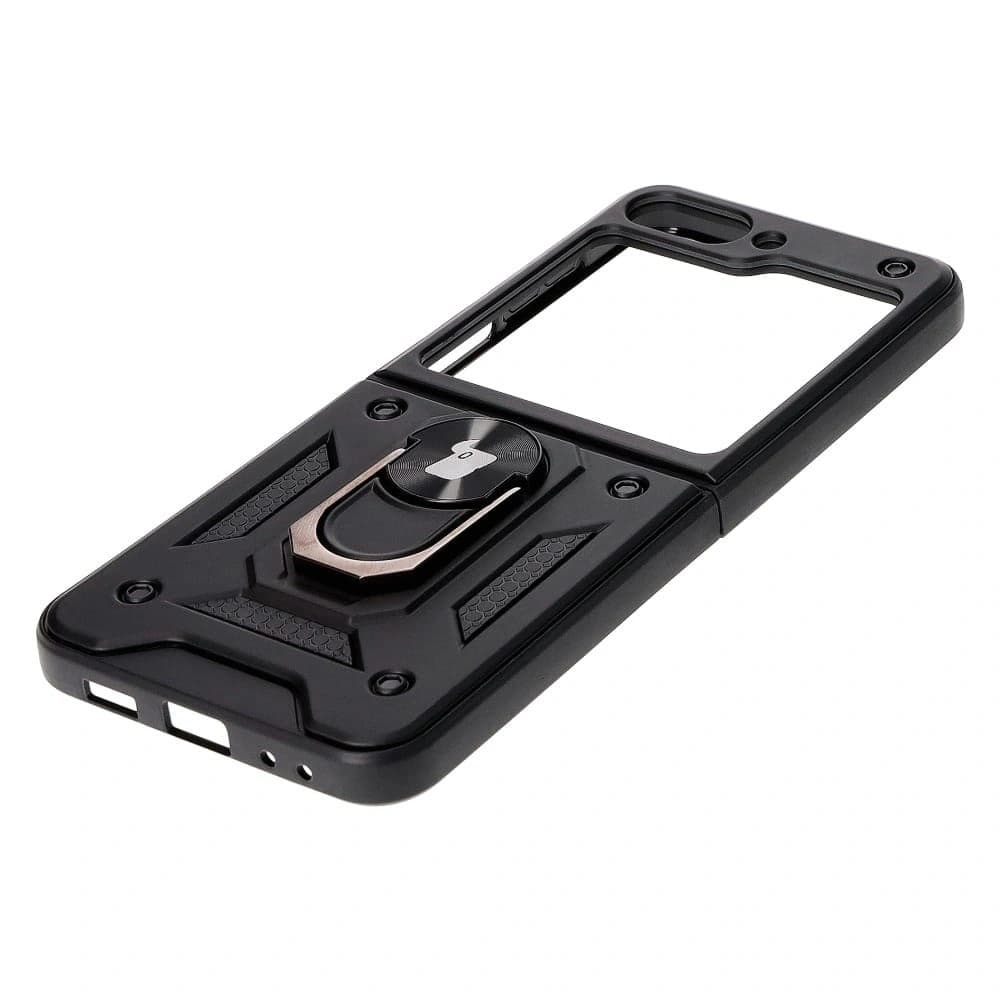 Etui Bizon Case Shield Ring do Samsung Galaxy Z Flip5 černé - 4