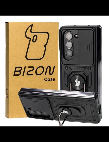 Bizon Case CamShield Ring Samsung Galaxy Z Fold5 black