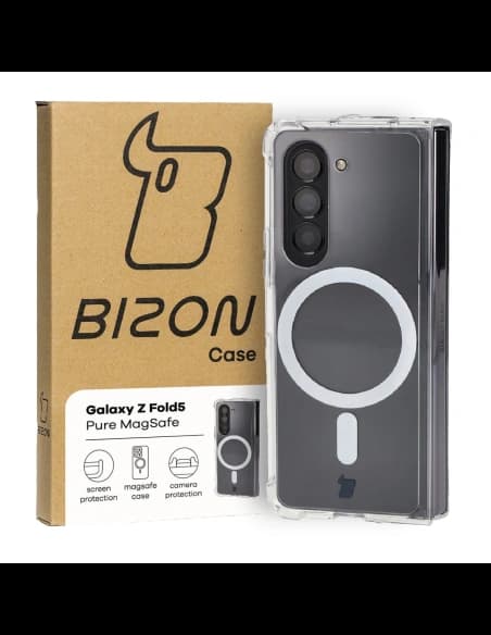 Bizon Case Pure Magnetic Samsung Galaxy Z Fold5 clear