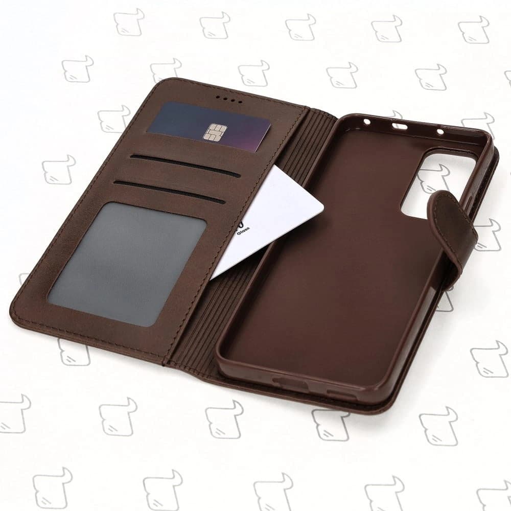 Bizon Case Wallet Xiaomi 12 Lite sötétbarna - 7
