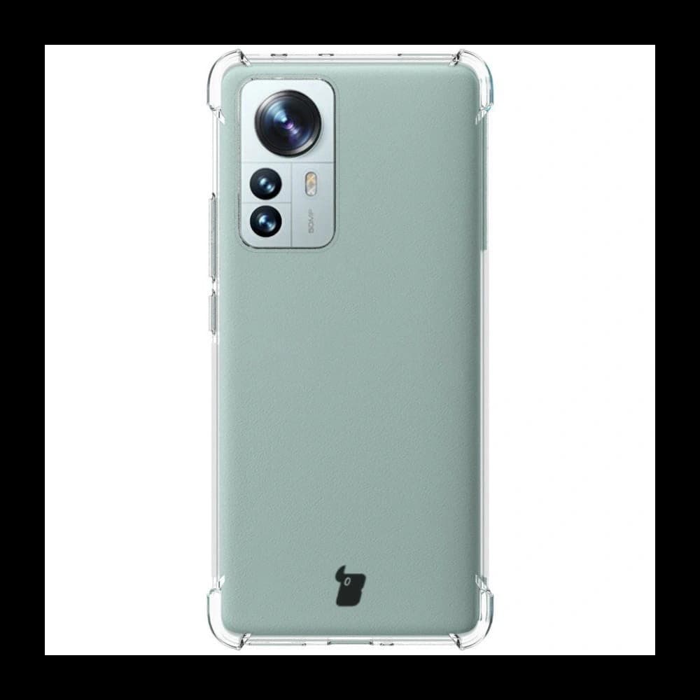 Bizon Case Clear Pack Hülle + 2x Bildschirmfolie + Objektivschutz Xiaomi 12 Pro klar - 2