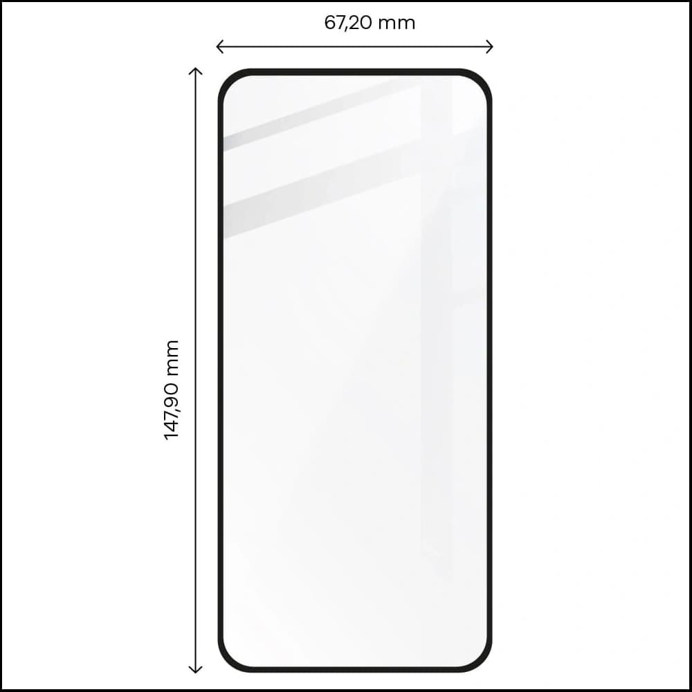 Bizon Edge de sticlă 3D din sticlă temperată - [2 PACHET] + protecție pentru lentile Xiaomi 12 / 12X negru - 2