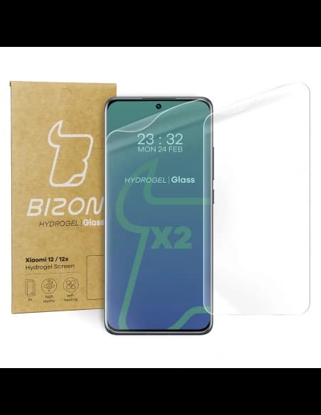 Bizon Glass Hydrogel Xiaomi 12 / 12X [2 Csomag]