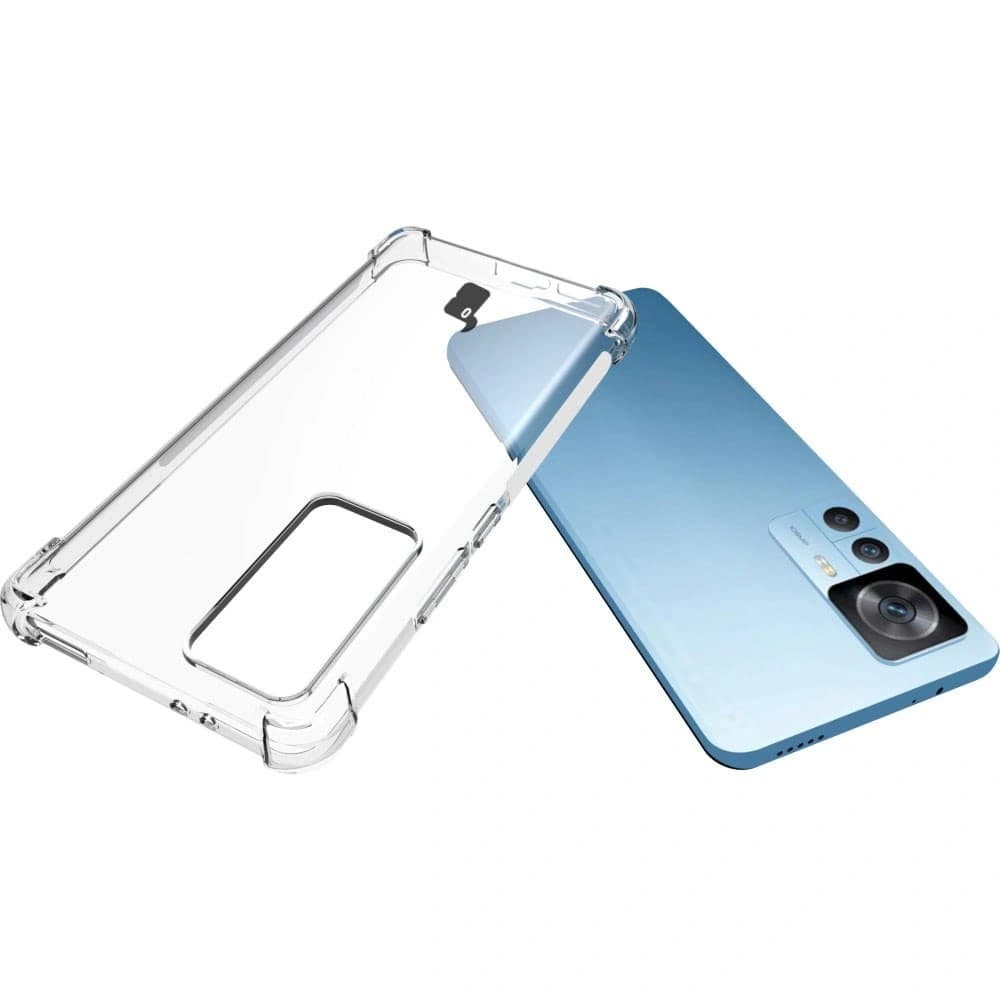 Bizon Case Clear Pack tok + 2x kijelző üveg + lencse üveg Xiaomi 12T átlátszó - 5