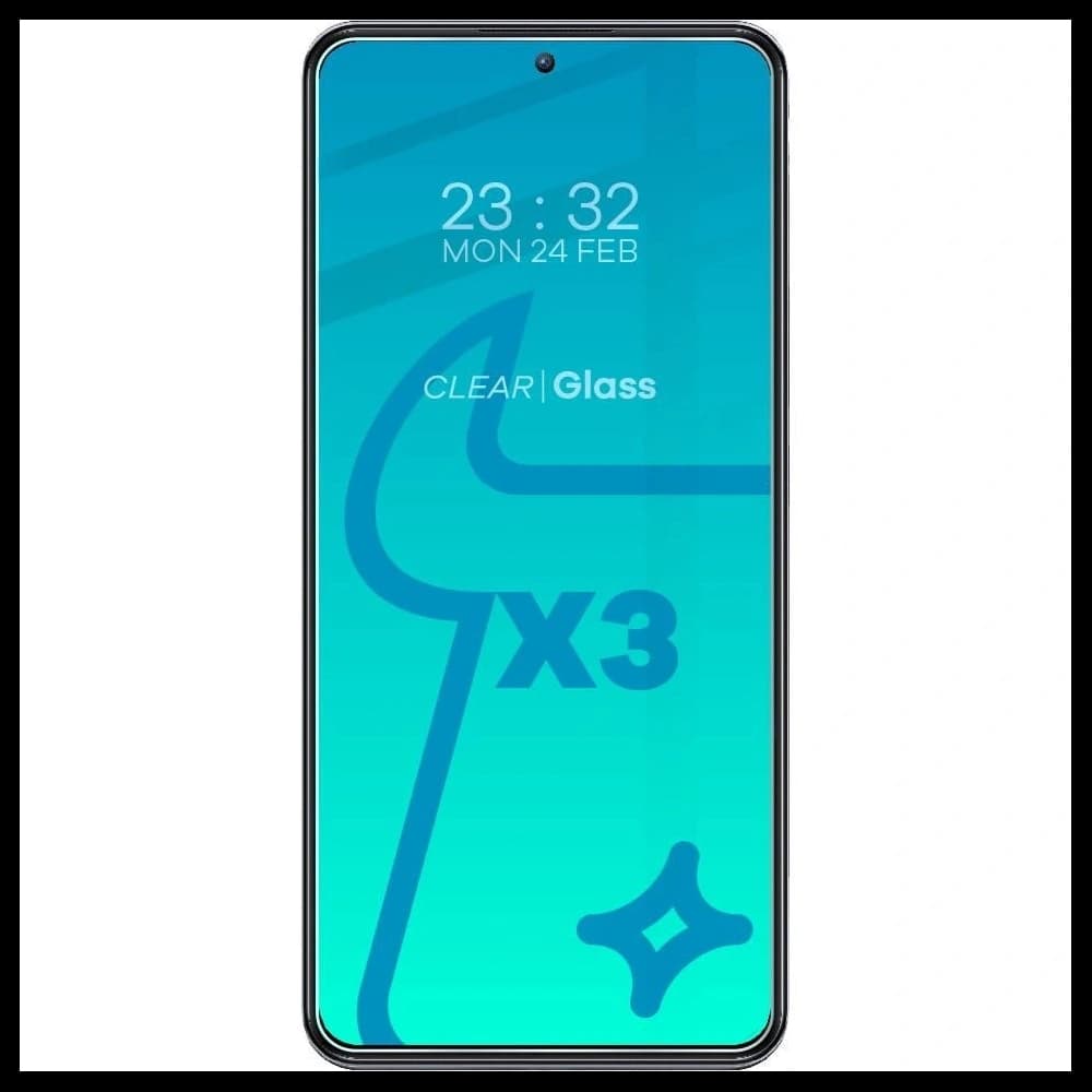 BIZON Clear 2 3x sticlă de ecran + sticlă pentru cameră Xiaomi 12T Pro - 3