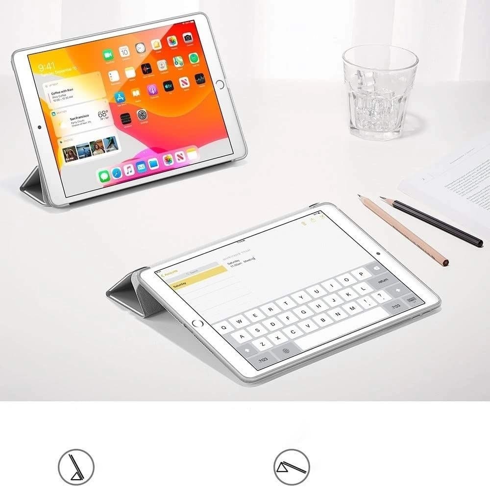 ESR Apple Tasche Rebound iPad 10.2 2019 Silber Grau - 4