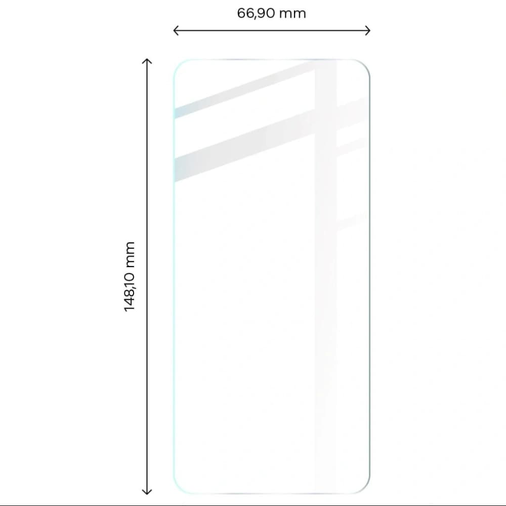 BIZON Clear 2 3x screen glass + camera glass Xiaomi 13 - 2