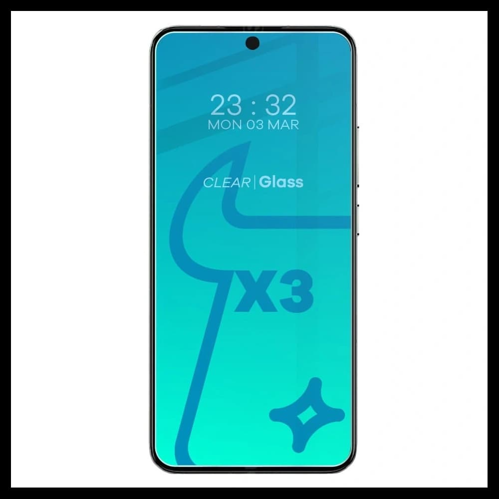 BIZON Clear 2 3x screen glass + camera glass Xiaomi 13 - 3