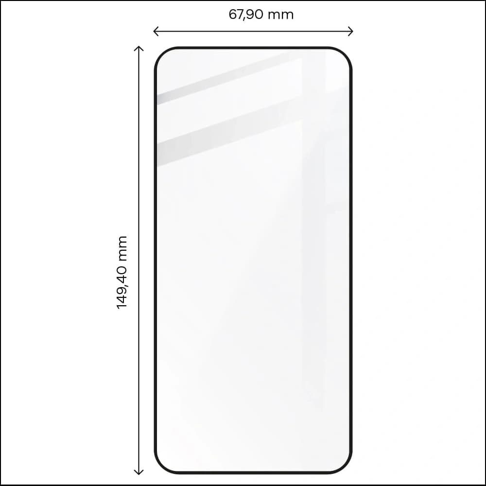 BIZON Edge 2 2x sticlă pentru ecran + sticlă pentru cameră Xiaomi 13 - 2