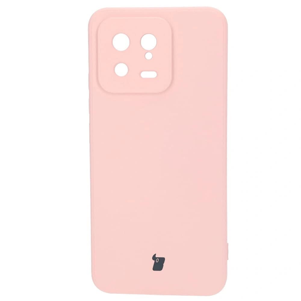 Bizon Case Silicone Sq Xiaomi 13 világos rózsaszín - 1