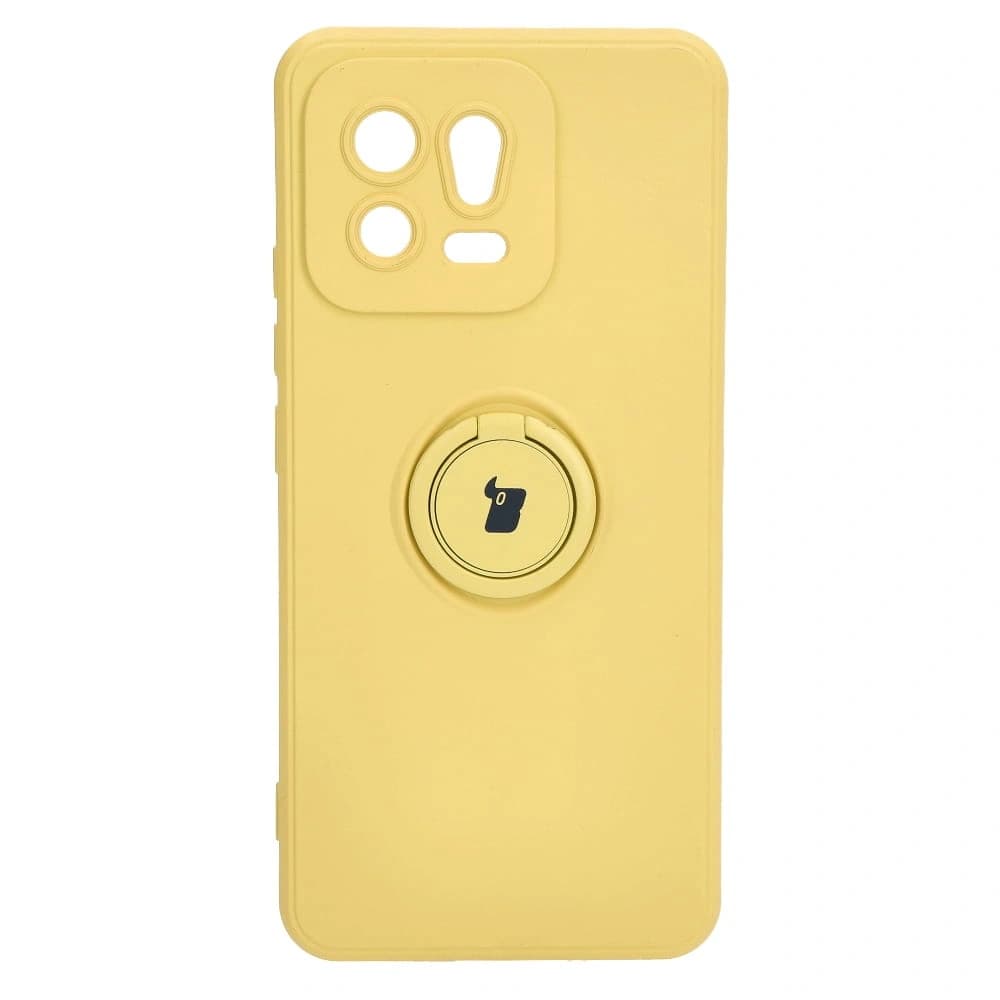 Bizon Case Silicone Ring Sq Xiaomi 13 yellow - 1