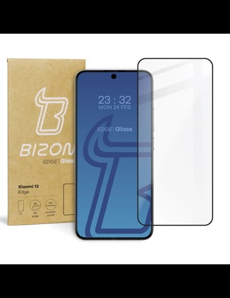 Bizon Glass Edge 2 Xiaomi 13 / Xiaomi 14 black