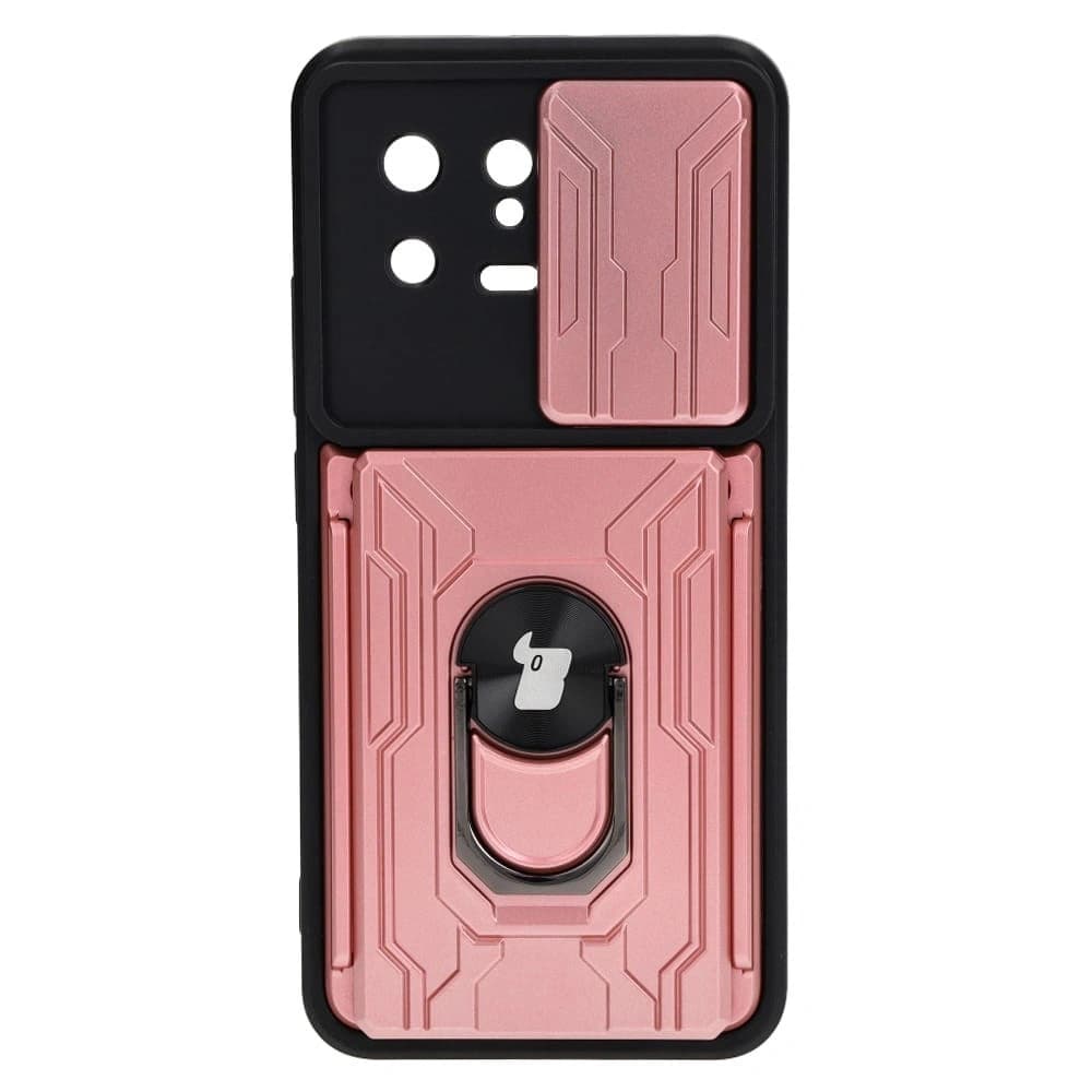 Bizon Case Camshield Kartensteckplatz Ring Xiaomi 13 hellrosa - 1