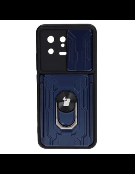 Bizon Case Camshield Card Slot Ring Xiaomi 13 navy blue