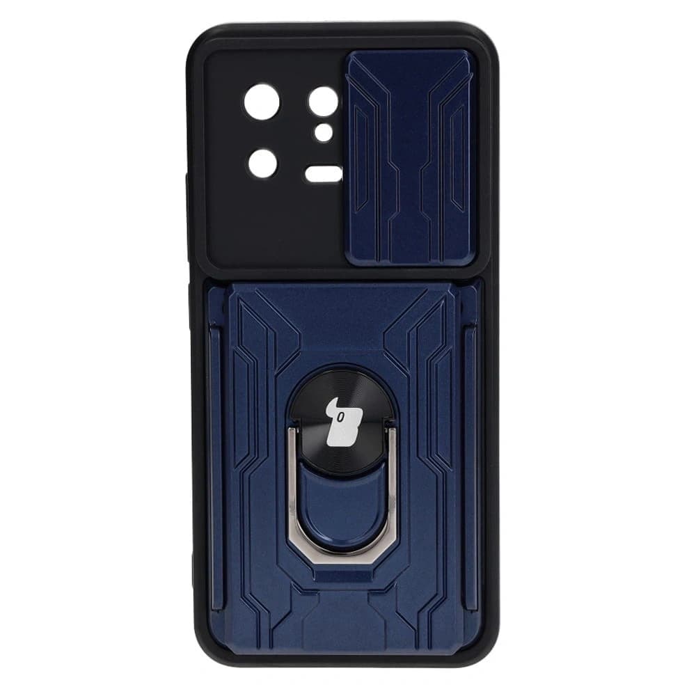 Bizon Case Camshield Card Slot Ring Xiaomi 13 navy blue - 1