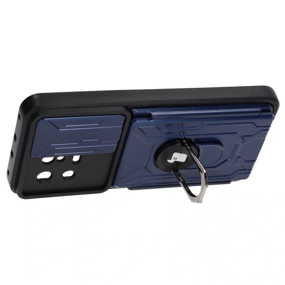 Bizon Case Camshield Card Slot Ring Xiaomi 13 navy blue - 4