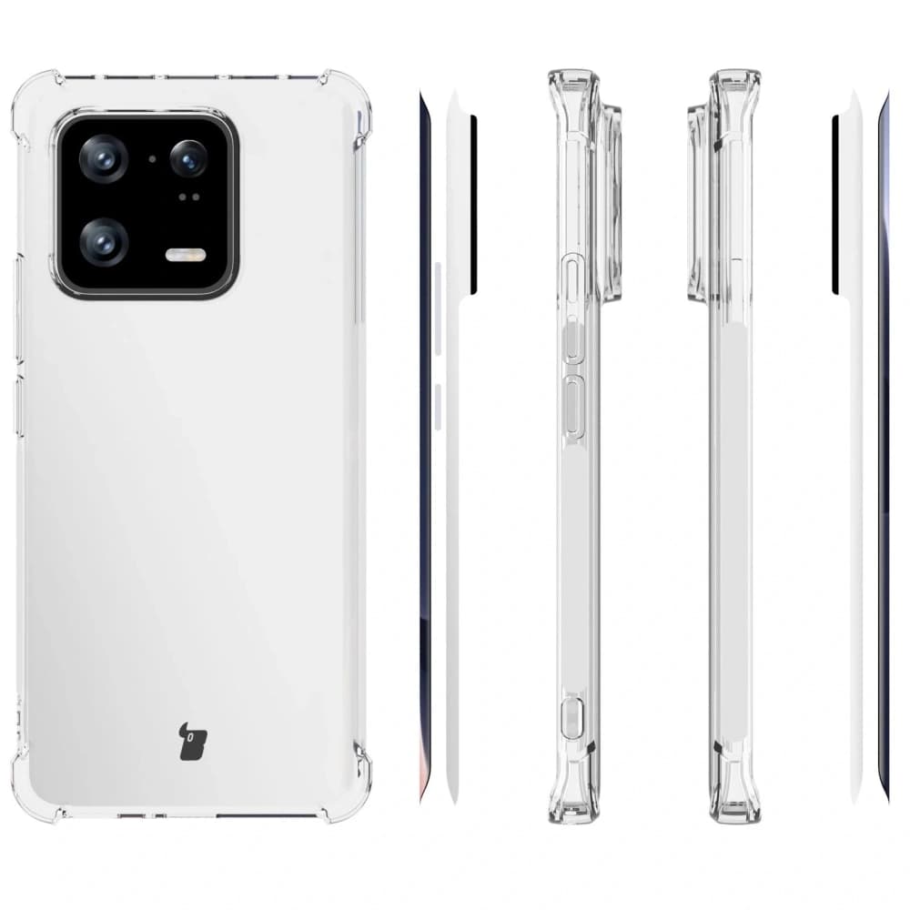 Etui + 2x folie + objektiv Bizon Case Clear Pack pro Xiaomi 13 Pro průhledné - 4
