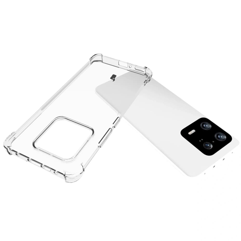 Etui + 2x folie + objektiv Bizon Case Clear Pack pro Xiaomi 13 Pro průhledné - 5