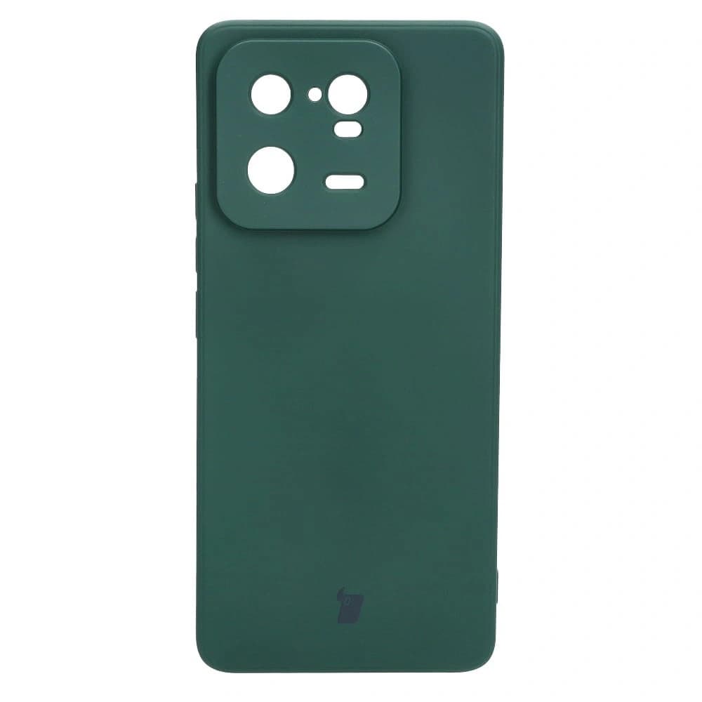 Bizon Case Silicone Sq Xiaomi 13 Pro sötétzöld - 1