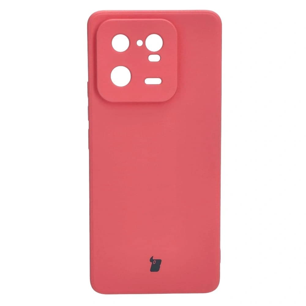 Etui Bizon Case Silicone Sq do Xiaomi 13 Pro špinavě růžová - 1