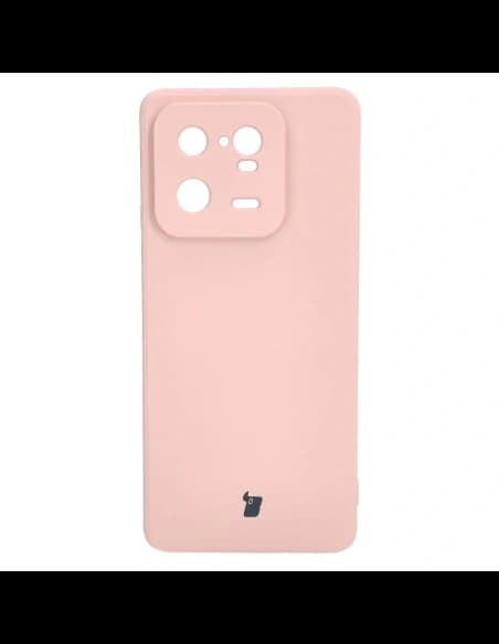 Bizon Case Silicone Sq Xiaomi 13 Pro light pink
