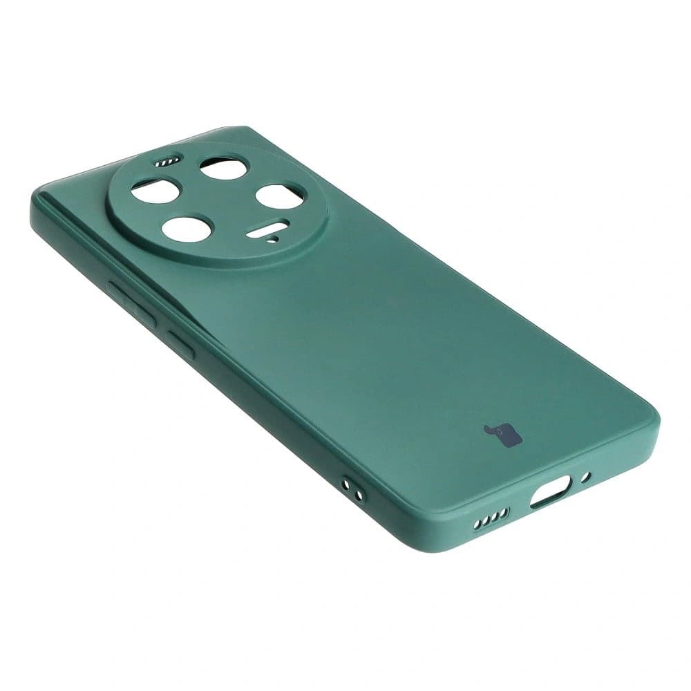 Bizon Case Silicone Sq Xiaomi 13 Ultra dark green - 4