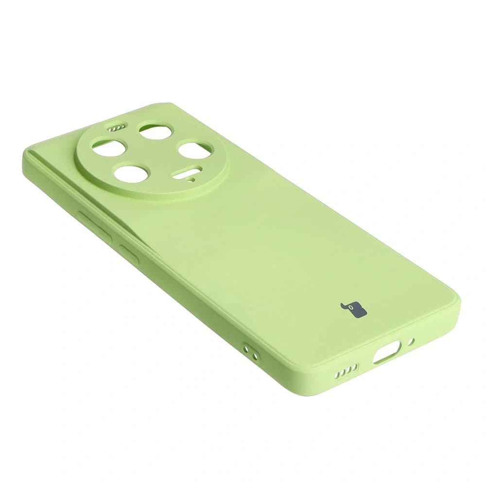 Bizon Case Silicone Sq Xiaomi 13 Ultra light green - 4