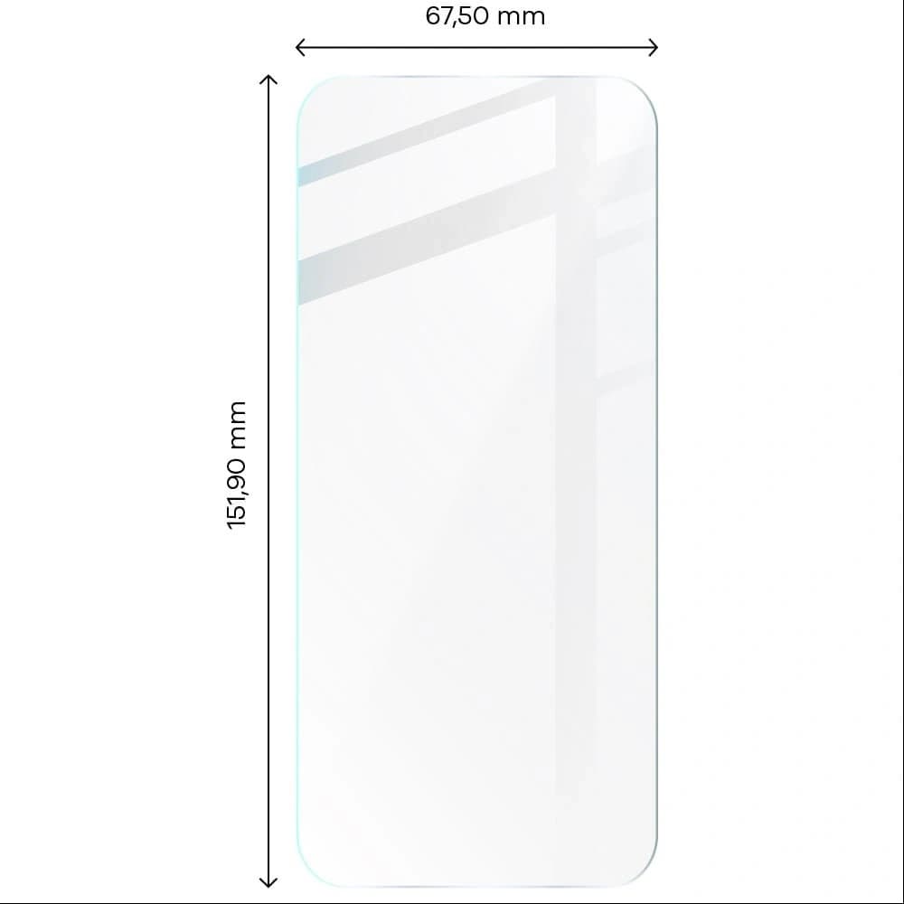 Bizon Glas Klar gehärtetes Glas - 3 Stück + Linsenglas Xiaomi Mi 11 Lite / 5G / 5G NE - 2