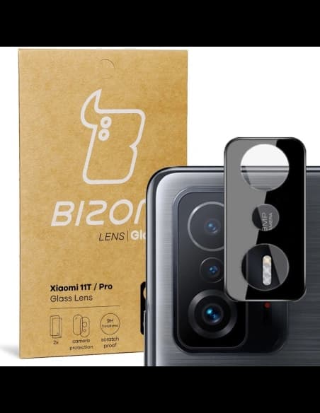 Bizon Lentilă de Sticlă Xiaomi 11T / Pro [2 PACHET]