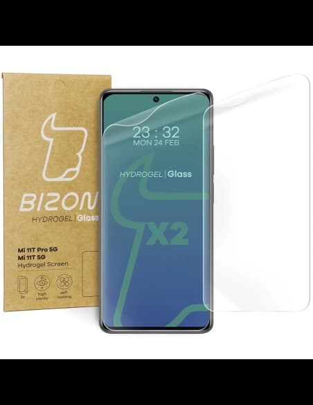 Bizon Glass Hydrogel Xiaomi 11T / 11T Pro [2 PACK]