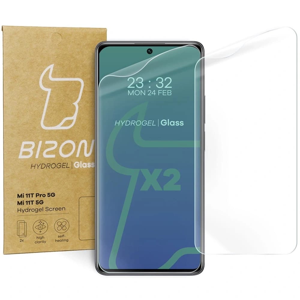 Bizon Glass Hydrogel Xiaomi 11T / 11T Pro [2 PACK] - 1